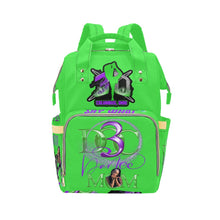 Load image into Gallery viewer, Custom Multi-Function Diaper Backpack Diaper Bag, Travel Bag or School Bookbag