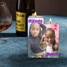 Load image into Gallery viewer, Custom Wooden Candle Holder (Without Candle)