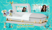 Load image into Gallery viewer, Customized Memorial Casket Panel Insert
