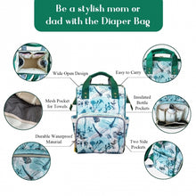 Load image into Gallery viewer, Custom Multi-Function Diaper Backpack Diaper Bag, Travel Bag or School Bookbag