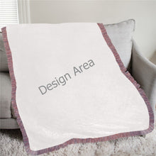 Load image into Gallery viewer, Custom Ultra-Soft Fringe Blanket