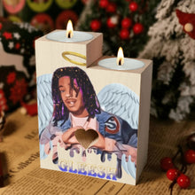 Load image into Gallery viewer, Custom Wooden Candle Holder (Without Candle)