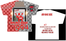 Load image into Gallery viewer, Walnut Ridge High School Class of 1994, 30 Year Reunion T-Shirt