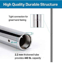 Load image into Gallery viewer, Spinning/Static Exercise Dance Pole aka Stripper Pole (New Open Box Item)