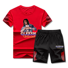 Load image into Gallery viewer, Gleesh Unlimited Mens 3 Barz Quick Drying Short Sleeve Basketball Training Shorts
