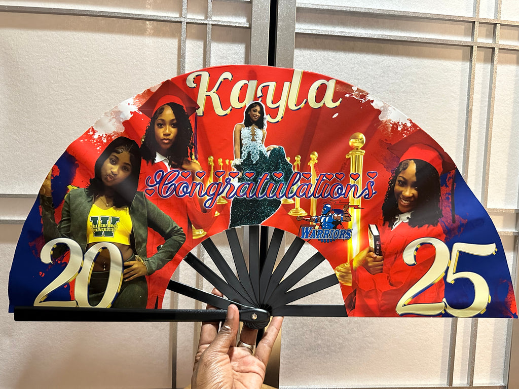 Custom 25″ Clack Fan – Design Included