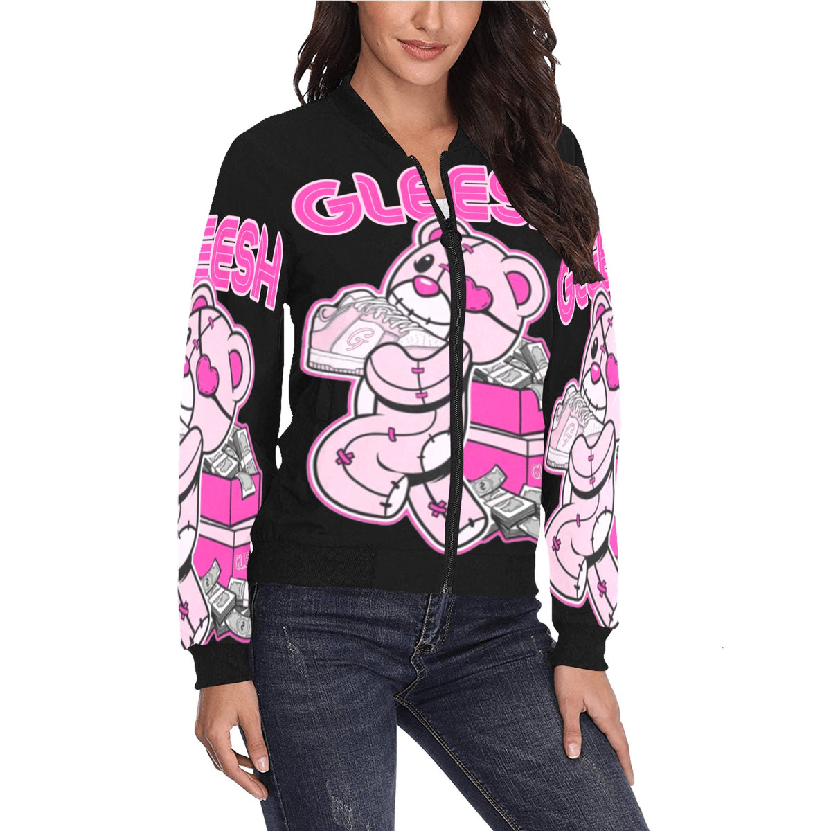 Custom GLEESH Bomber Jacket – Women