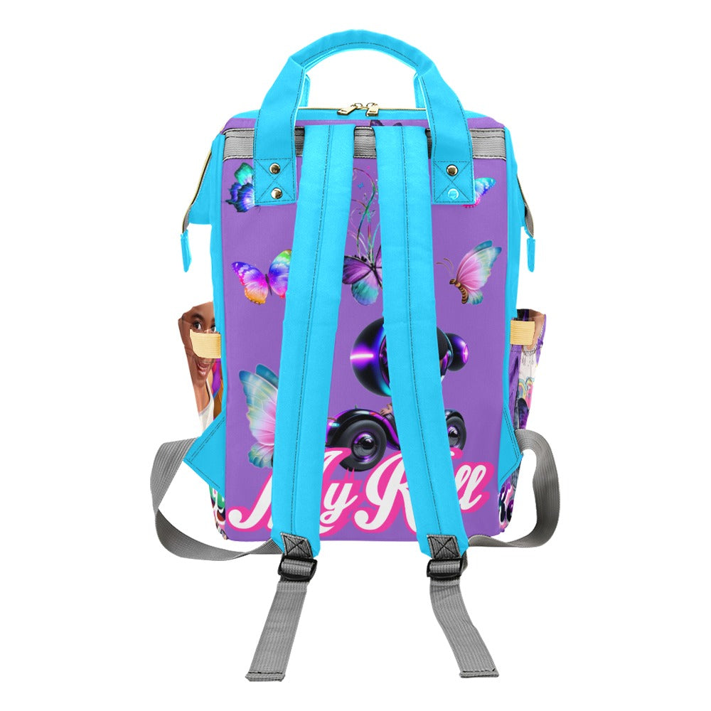Custom Multi-Function Diaper Backpack, Travel Bag or School Bookbag