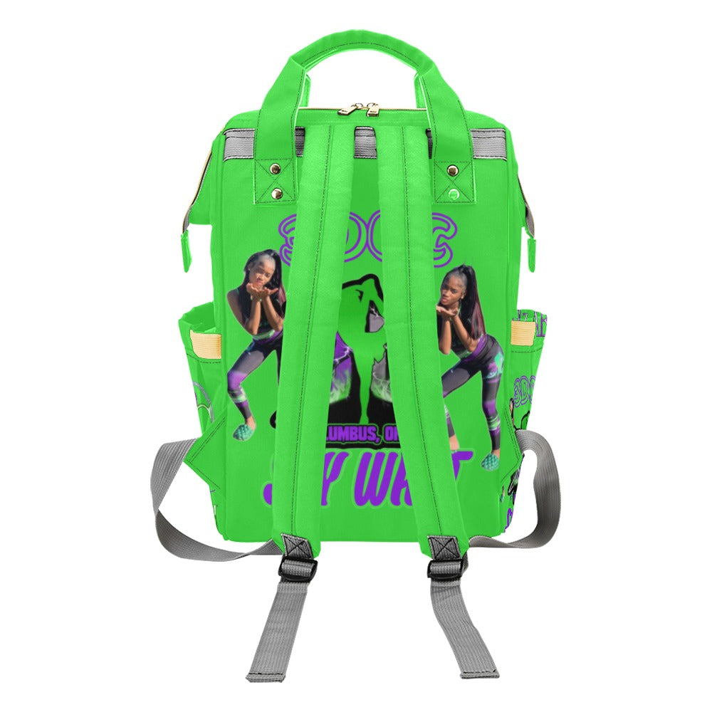 Custom Multi-Function Diaper Backpack Diaper Bag, Travel Bag or School Bookbag