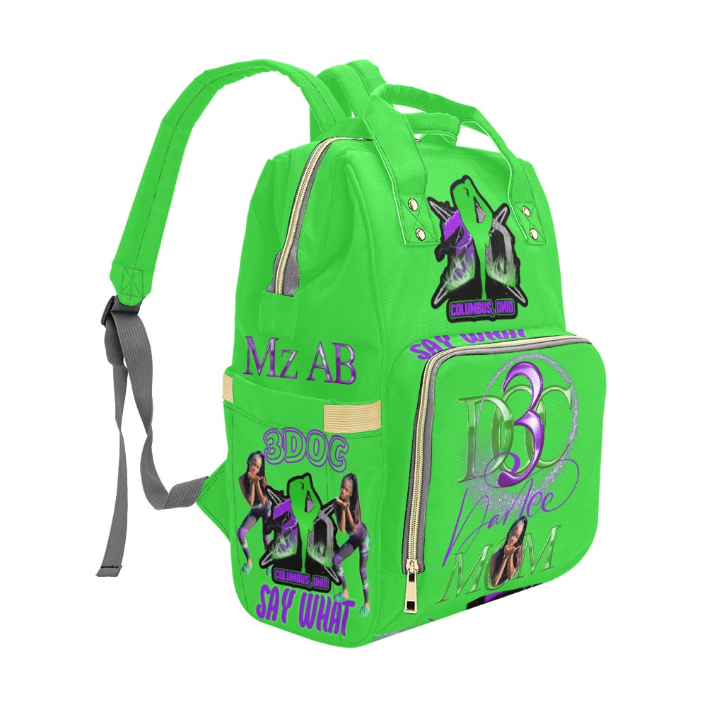 Custom Multi-Function Diaper Backpack, Travel Bag or School Bookbag