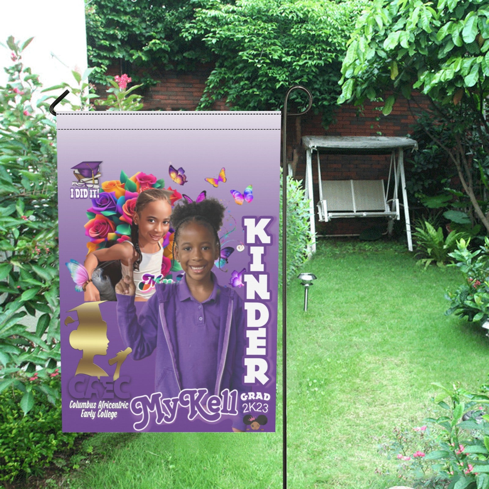 Custom Garden Flag Banners - Fabric