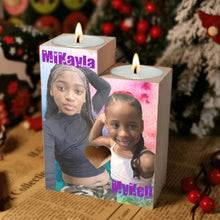 Load image into Gallery viewer, Custom Wooden Candle Holder (Without Candle)
