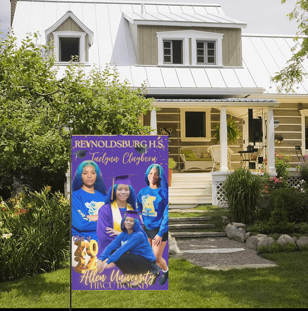 Custom Garden Flag Banners - Fabric