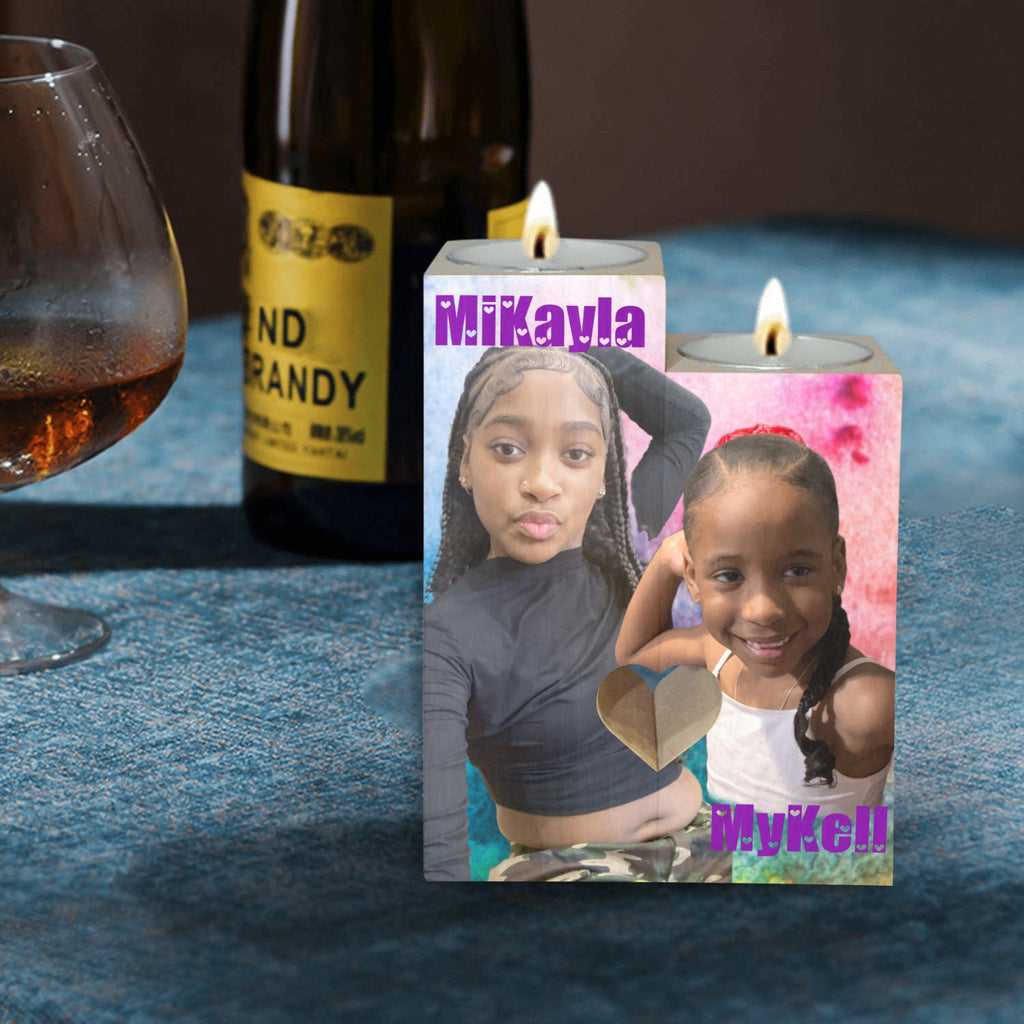 Custom Wooden Candle Holder (Without Candle)