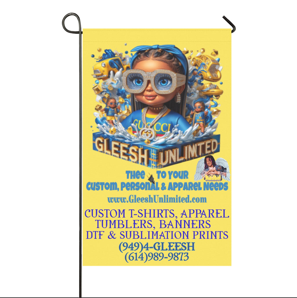 Custom Garden Flag Banners - Fabric