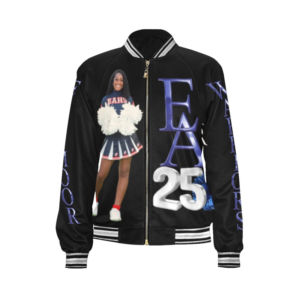 Custom All-Over Letterman Bomber Jacket