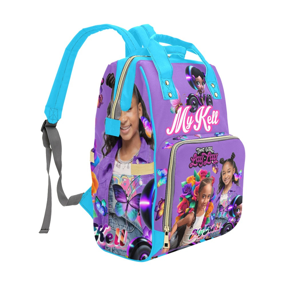 Custom Multi-Function Diaper Backpack, Travel Bag or School Bookbag
