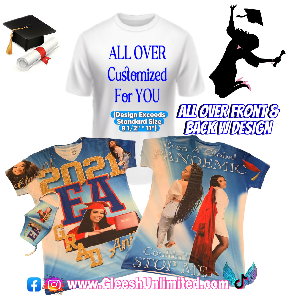 Custom All-Over T-Shirt – Men’s/Unisex