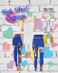 Custom All-Over High-Waisted Leggings – Women