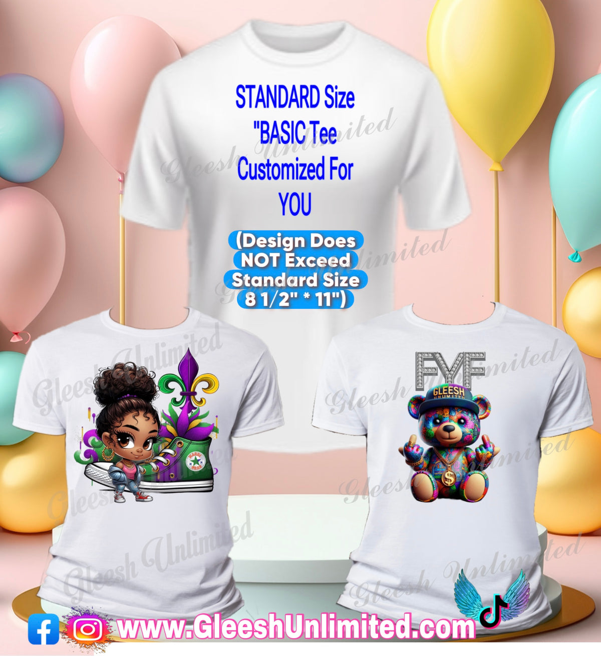 Custom T-Shirt – Standard Print