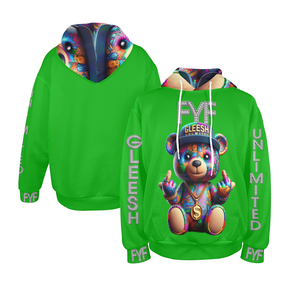 Gleesh Unlimited FYF Bear Hoodie (HIS & HERS)