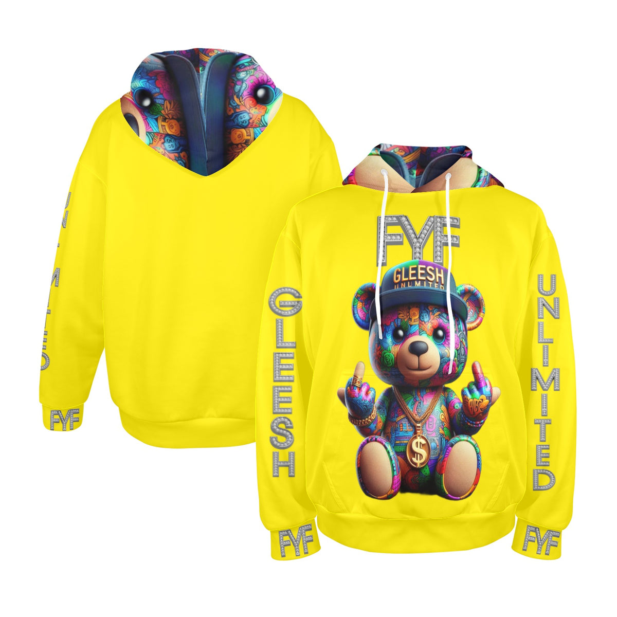 Gleesh Unlimited FYF Bear Hoodie (HIS & HERS)