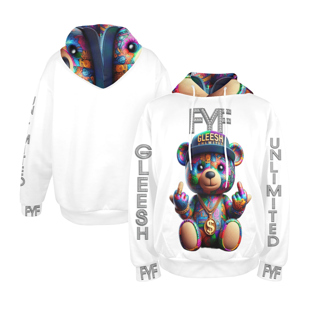 Gleesh Unlimited FYF Bear Hoodie (HIS & HERS)