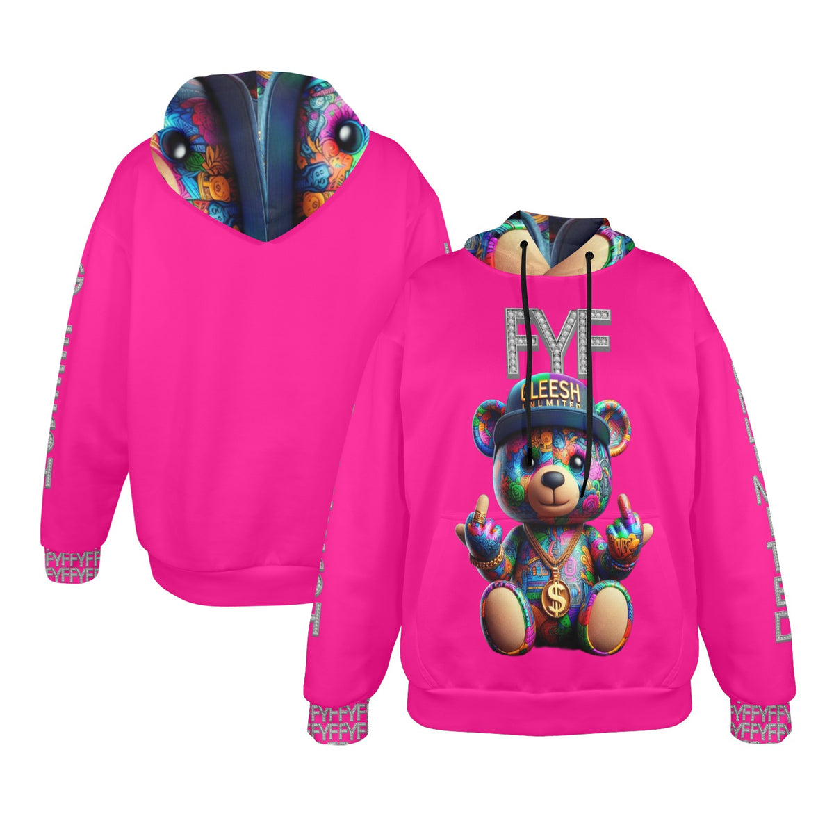 Gleesh Unlimited FYF Bear Hoodie (HIS & HERS)