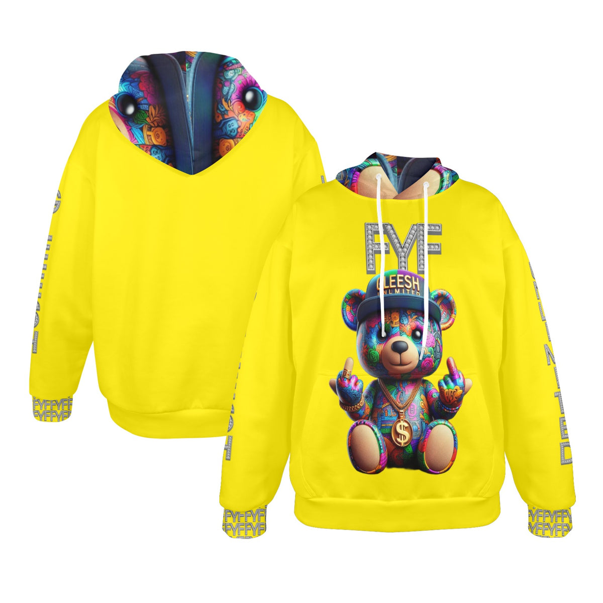 Gleesh Unlimited FYF Bear Hoodie (HIS & HERS)