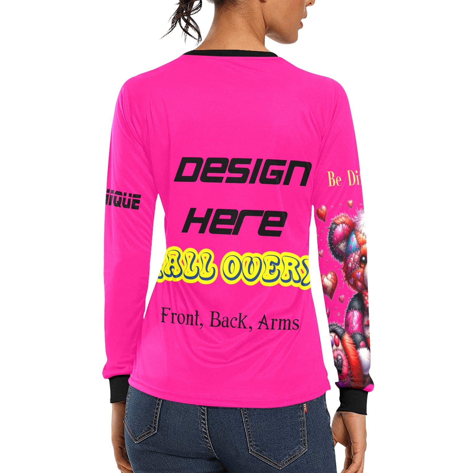 Custom All-Over Long-Sleeve Shirt – His & Hers