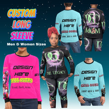Load image into Gallery viewer, Customized Exclusive All Over Print Long Sleeve Shirt (His &amp; Hers)
