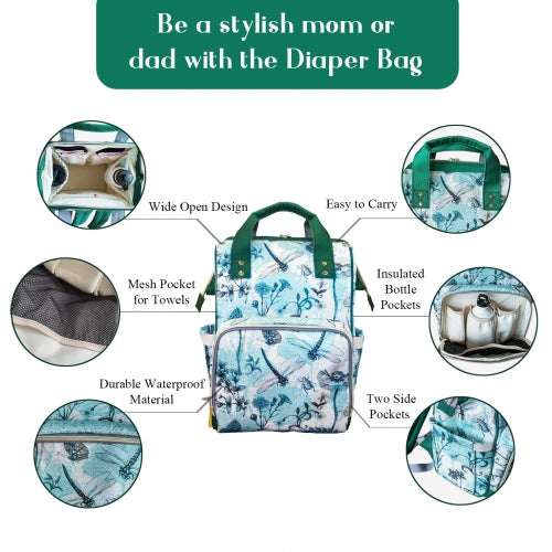Custom Multi-Function Diaper Backpack, Travel Bag or School Bookbag