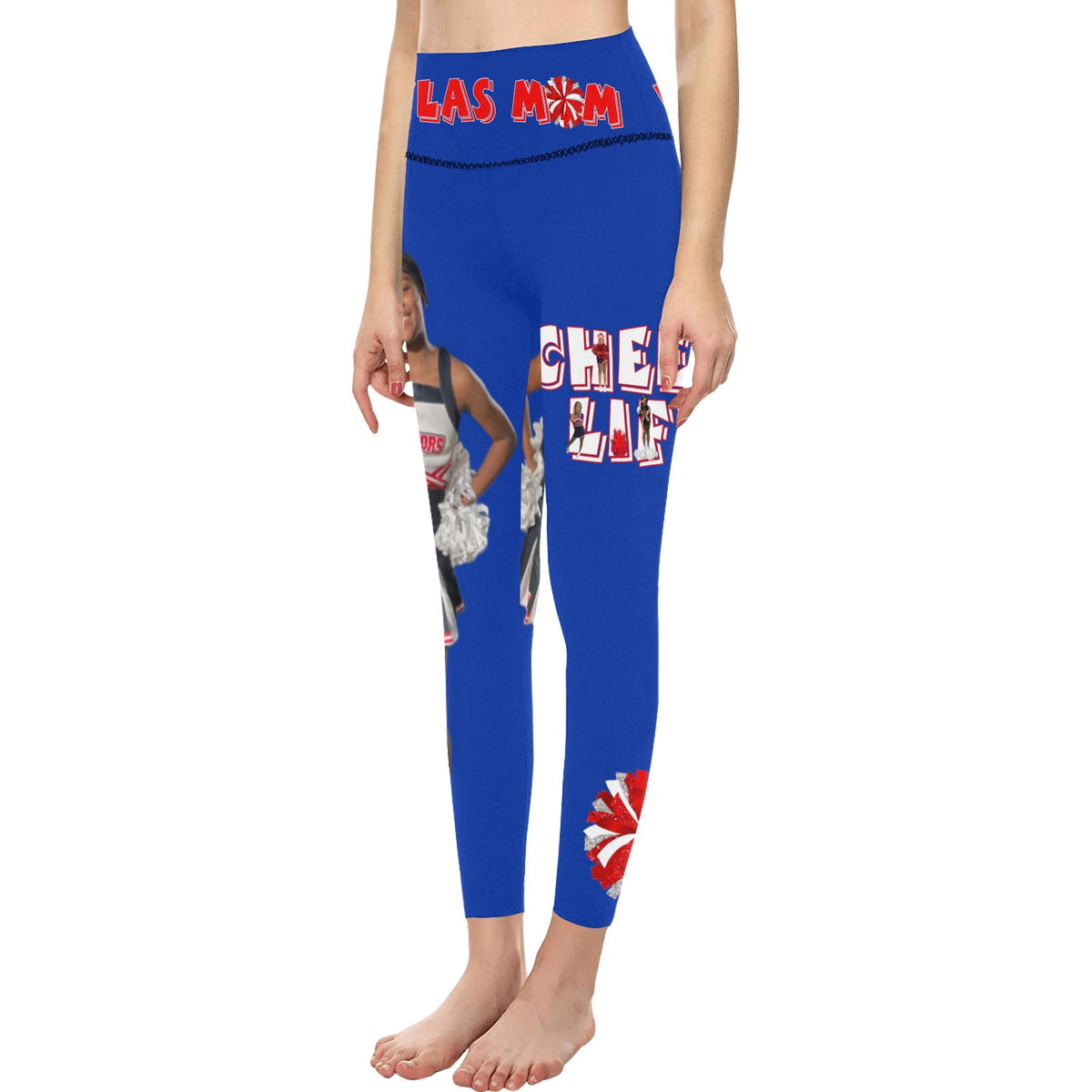Custom All-Over High-Waisted Leggings – Women