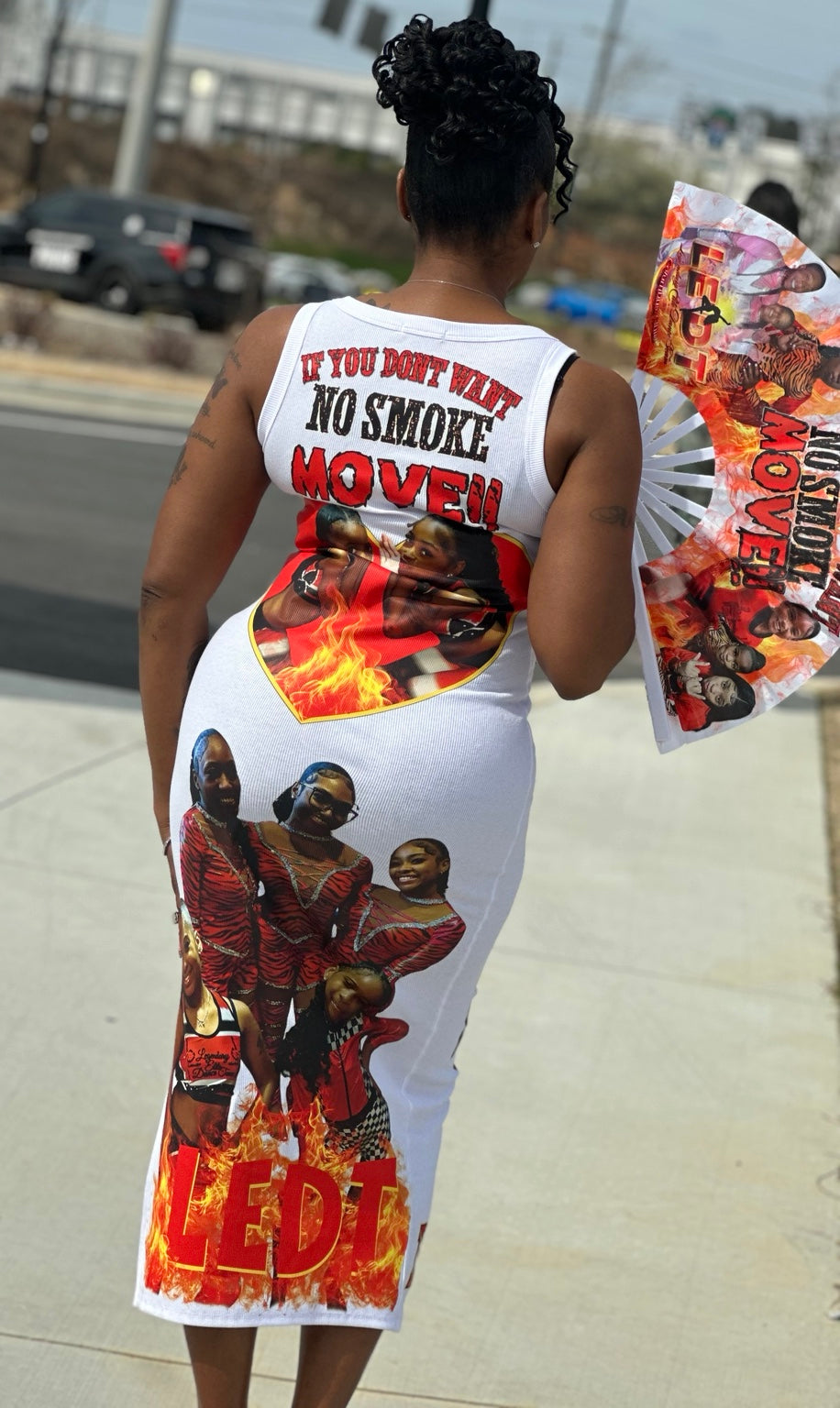 Custom DTF photo dress by Gleesh Unlimited