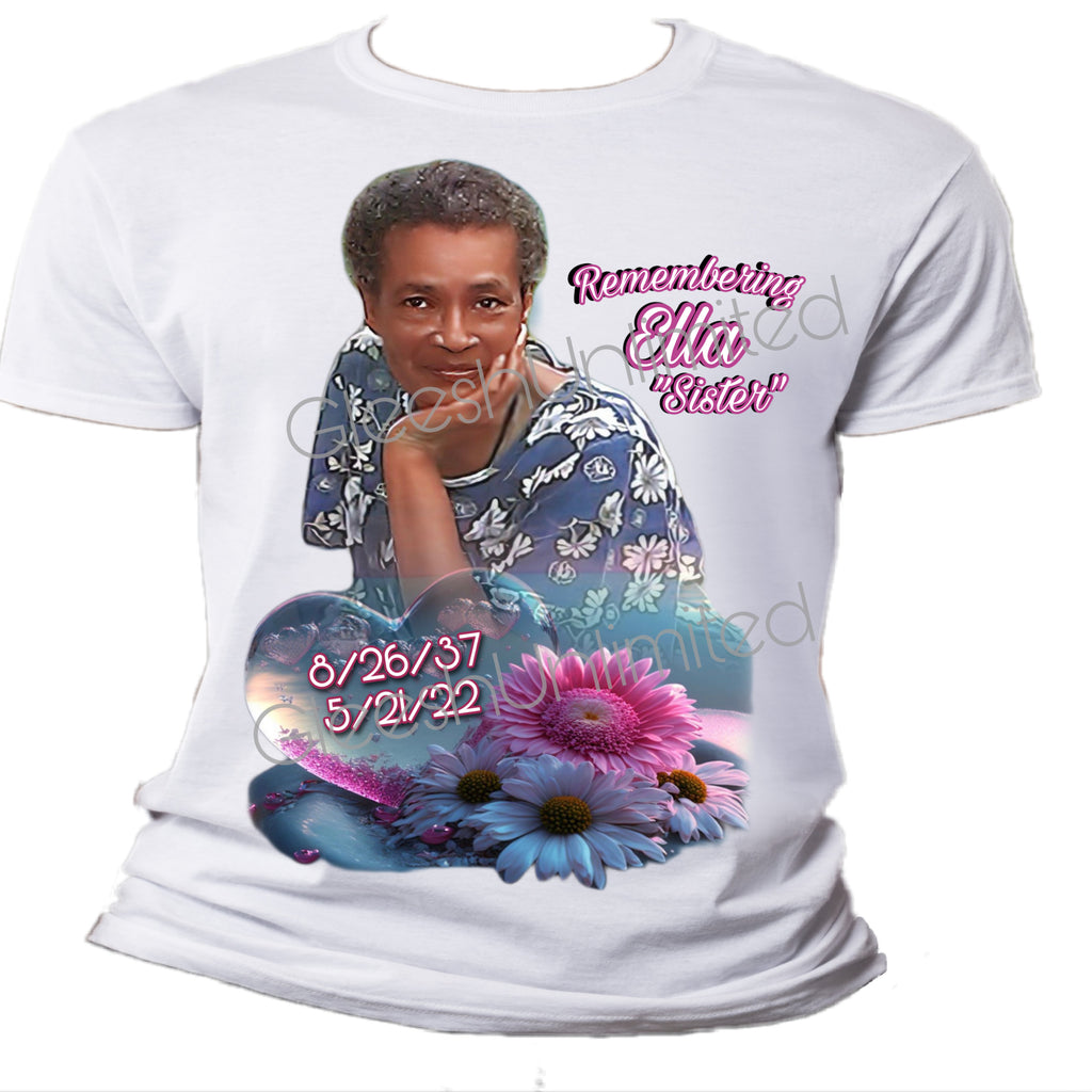 Remembering Ella Memorial T-Shirt – Men’s/Unisex