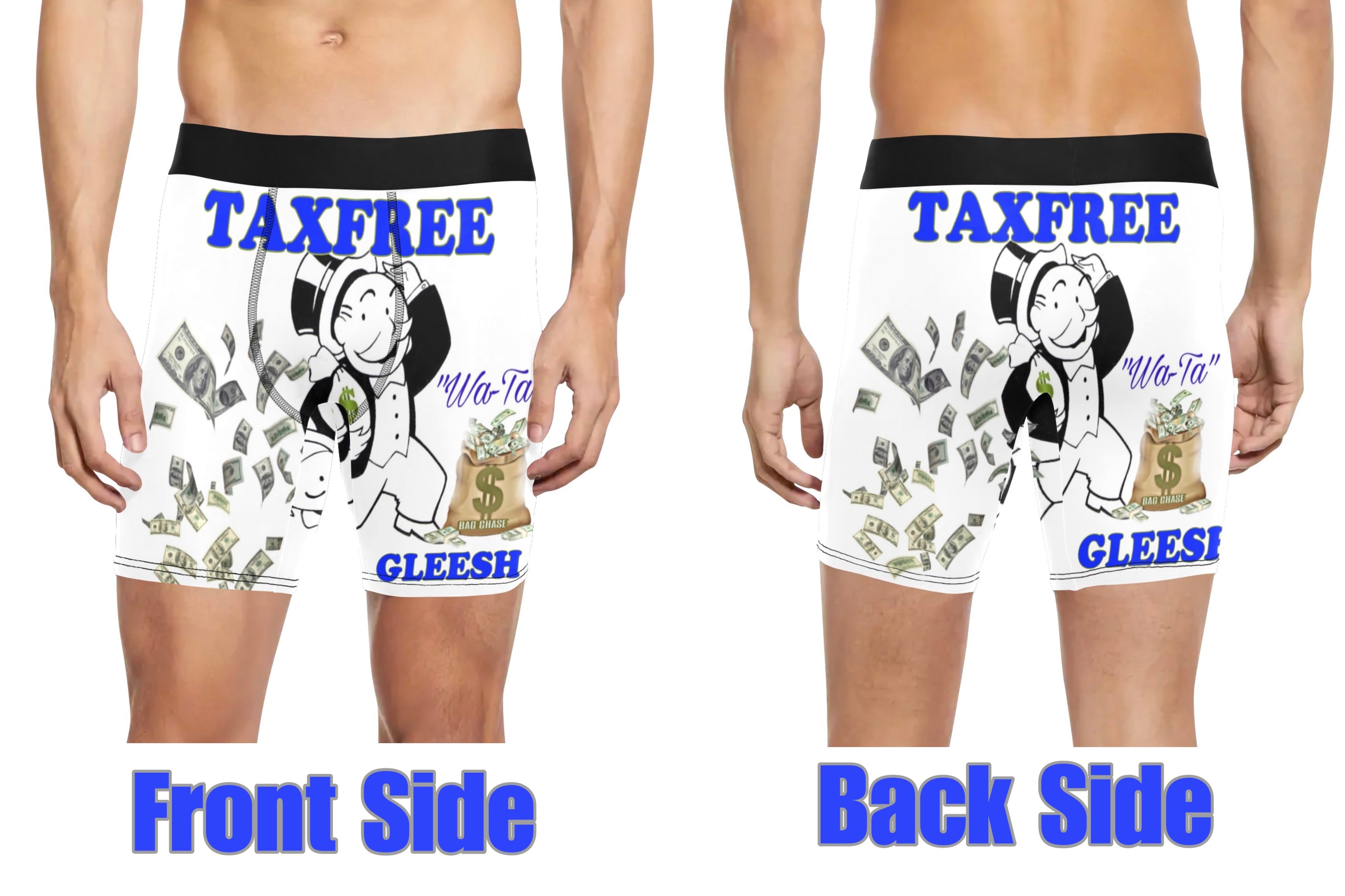 Custom Taxfree GLEESH Long-Leg Boxer Briefs – Men