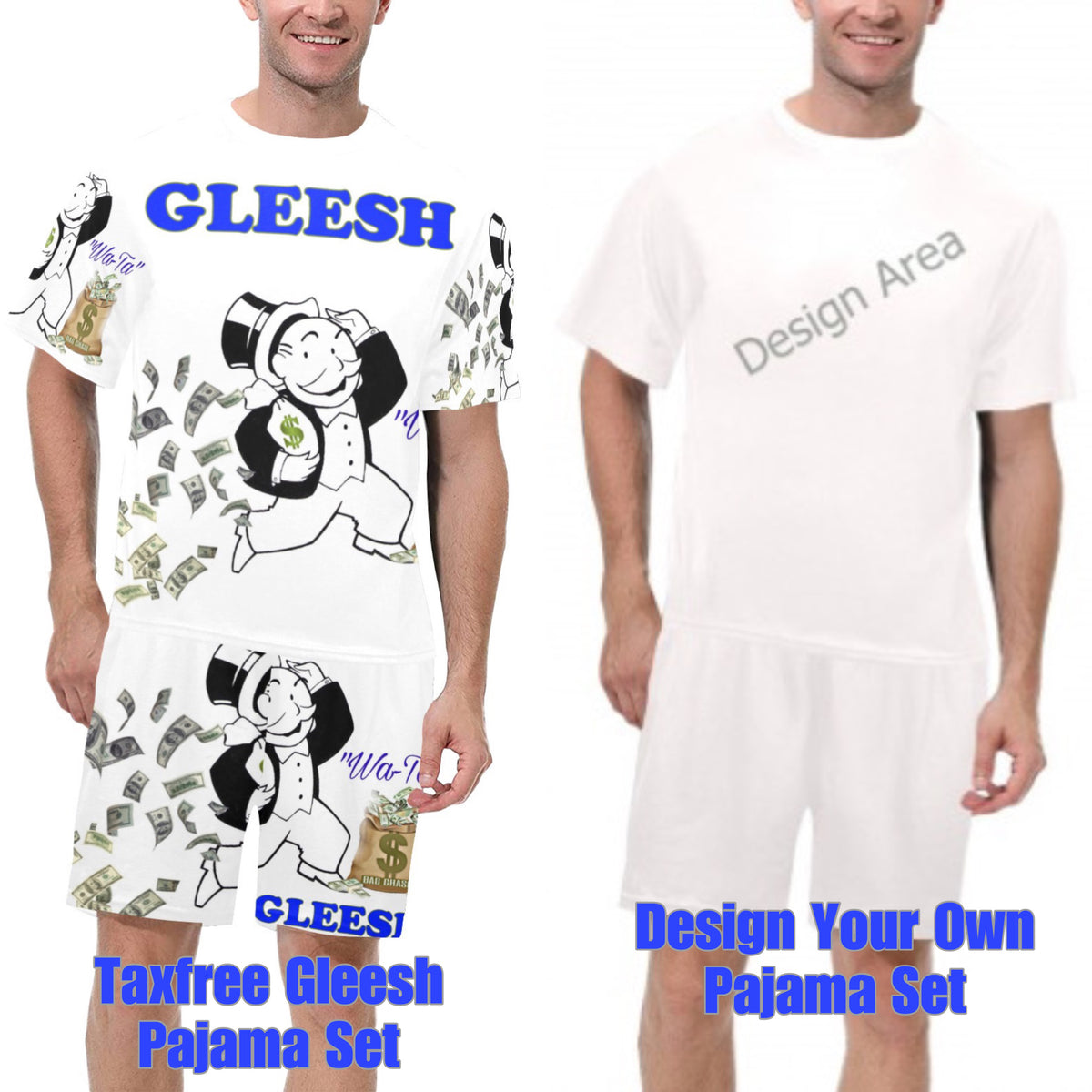 Custom Taxfree GLEESH Pajama Set – Men