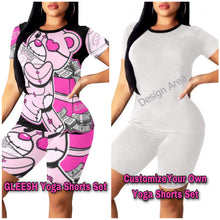 Load image into Gallery viewer, Customized Gleesh Yoga Shorts Set~ Women
