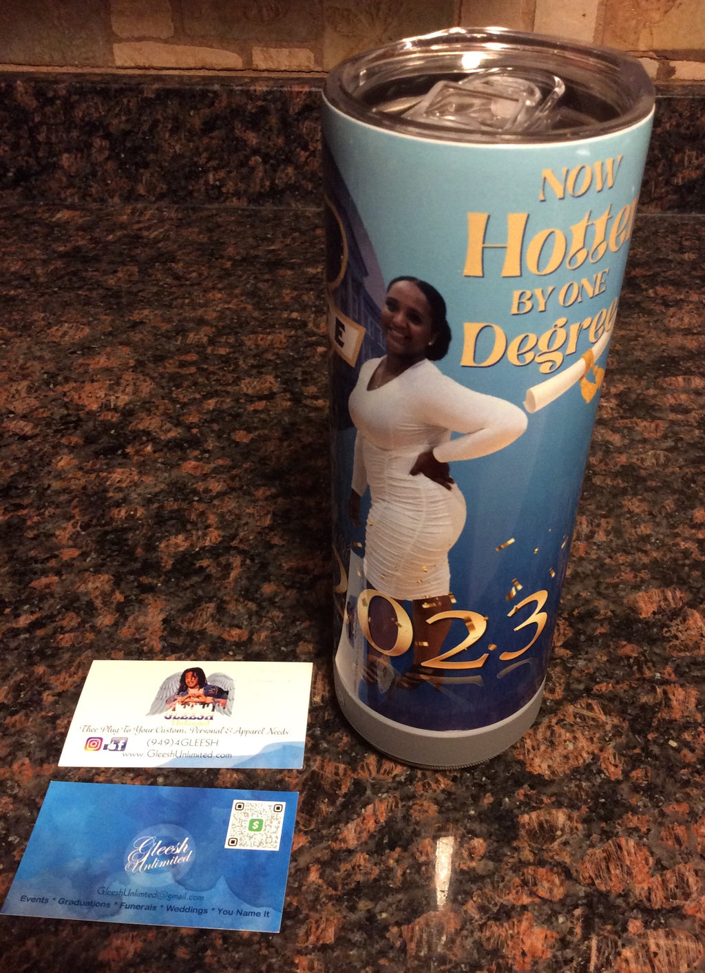Custom 20 oz Bluetooth Speaker Tumbler