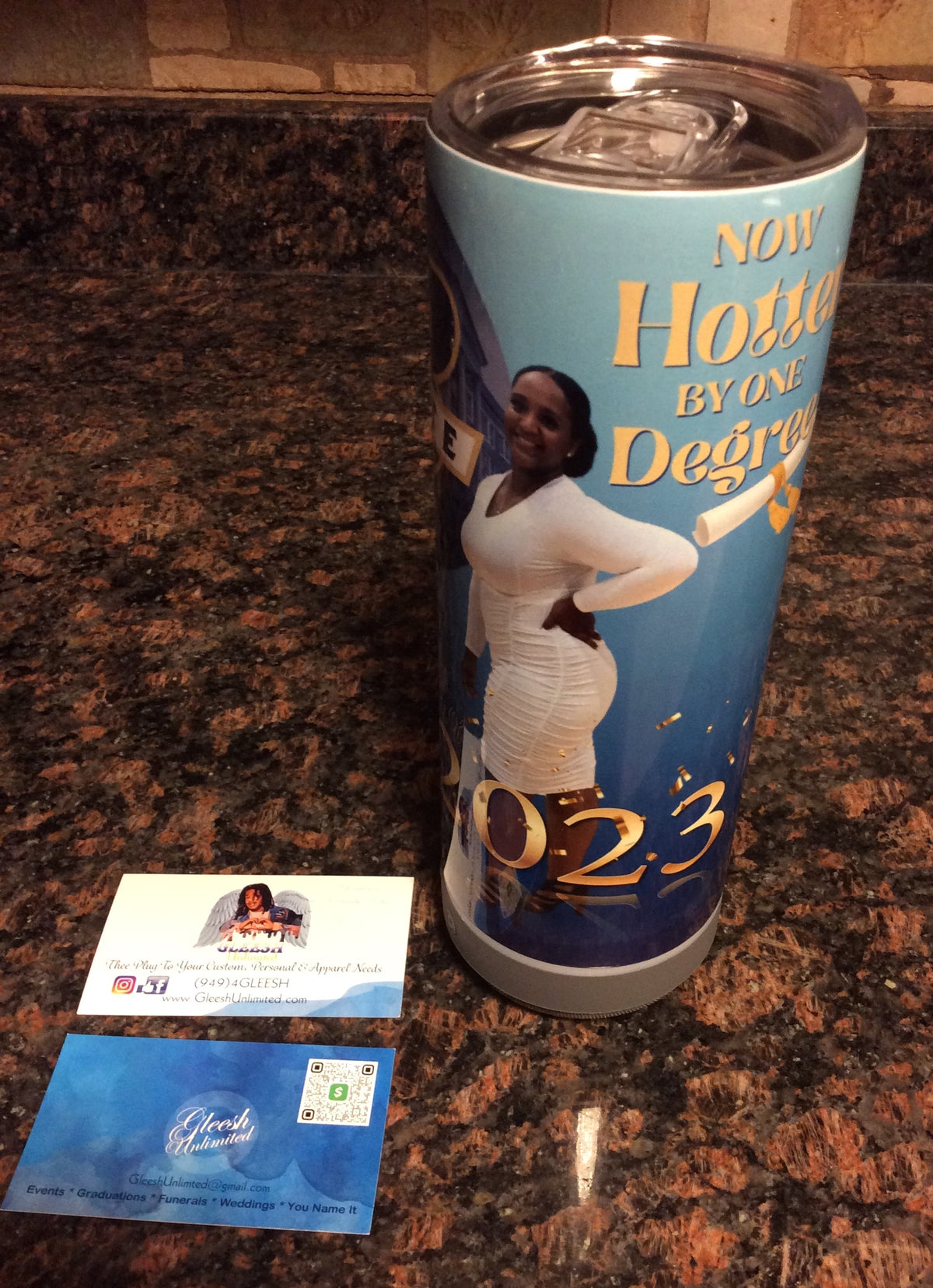 Custom 20 oz Bluetooth Speaker Tumbler