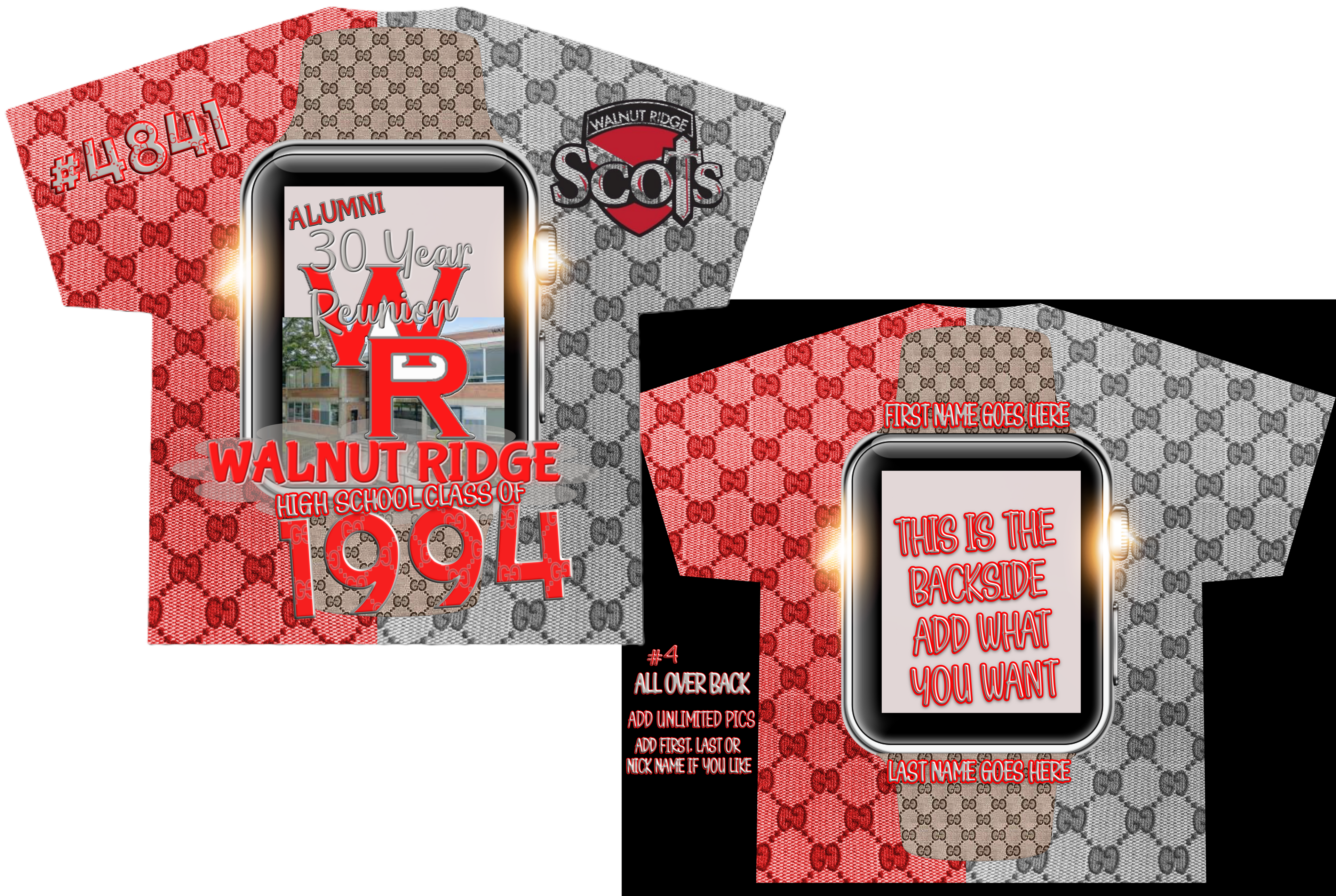 Walnut Ridge High School Class of 1994, 30 Year Reunion T-Shirt