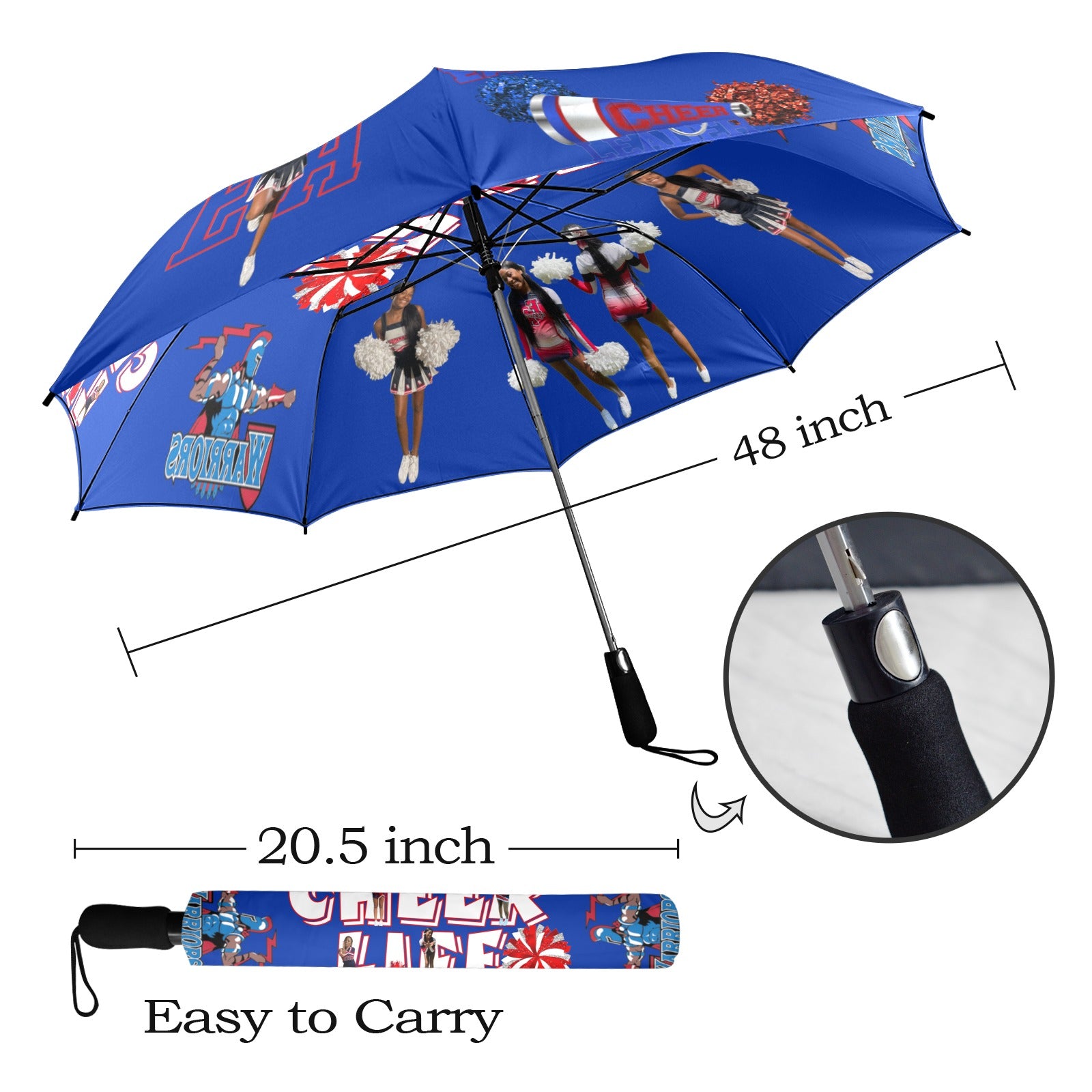 Custom Semi-Automatic Foldable Umbrella