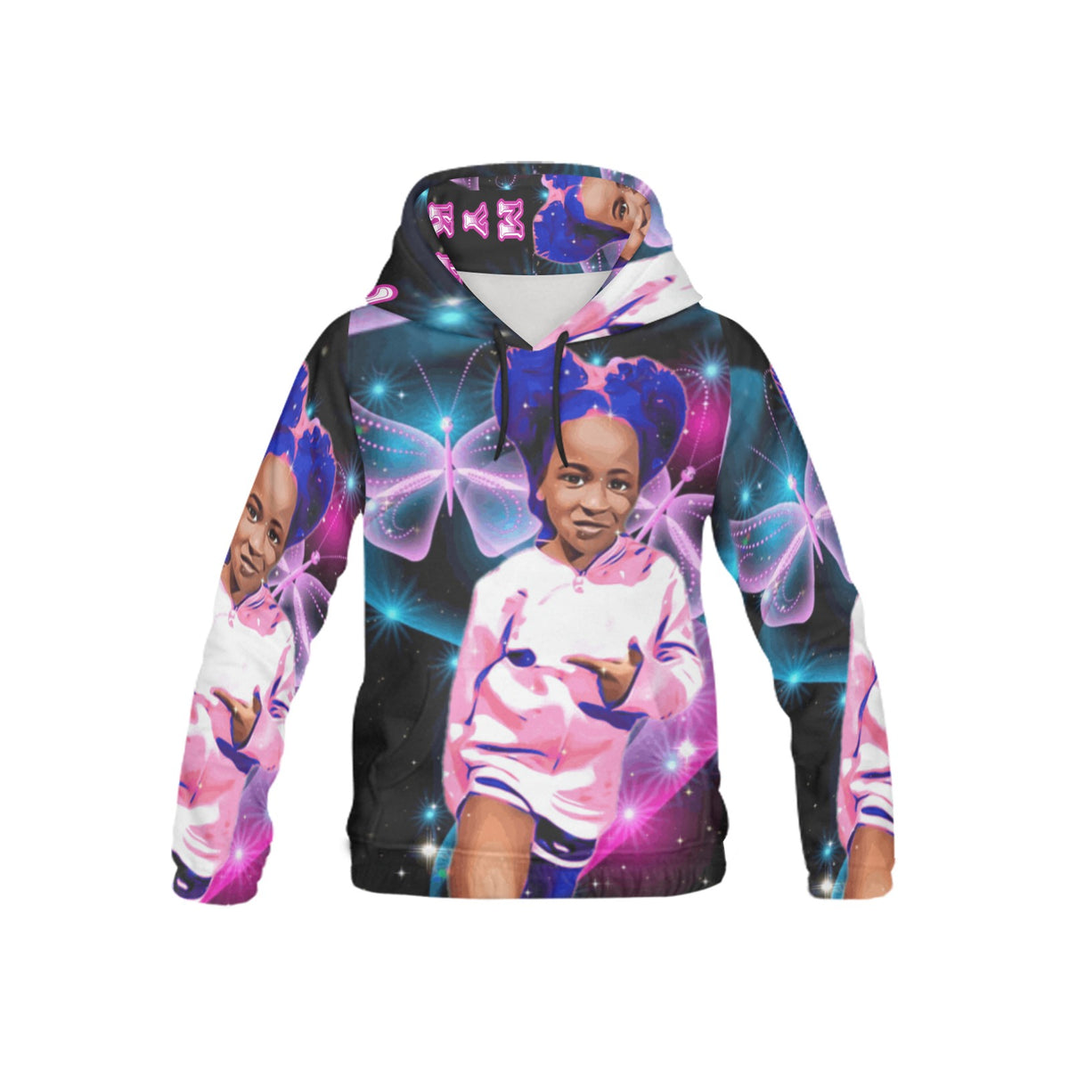 Kids’ Custom All-Over Hoodie Sweatshirt