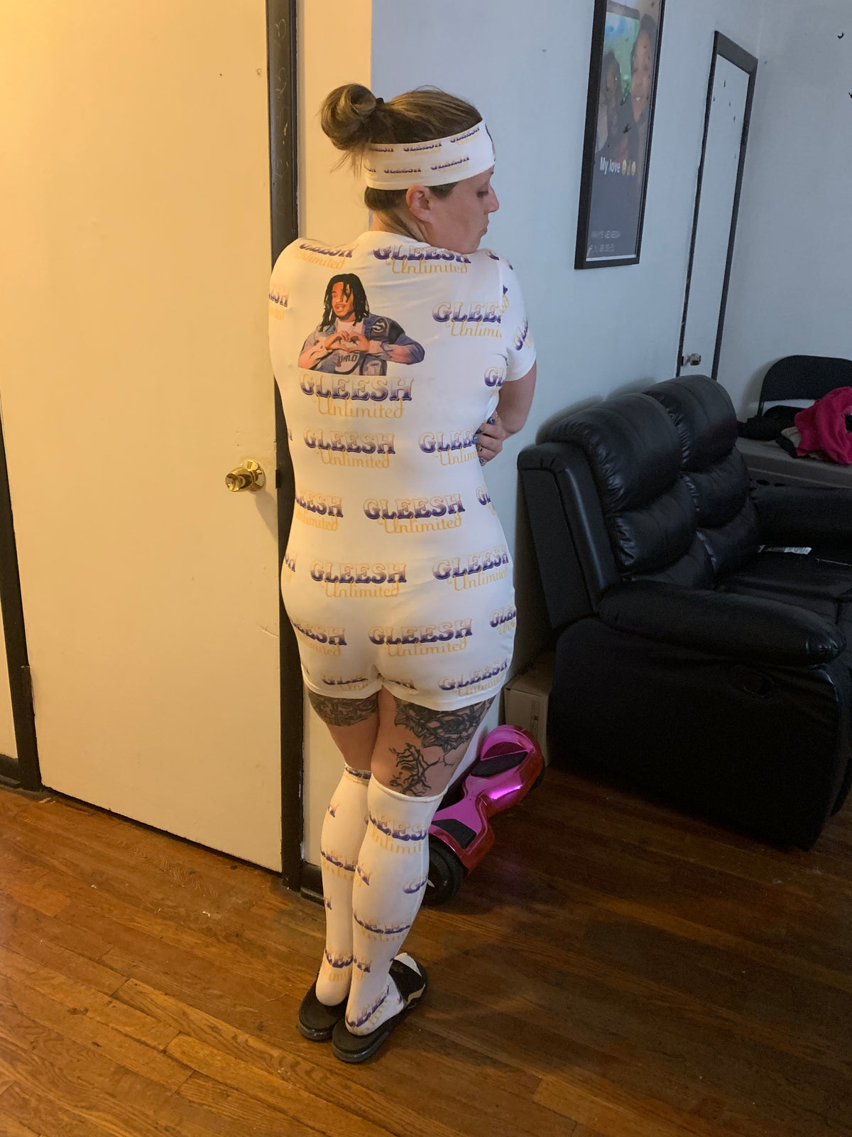 GLEESH Unlimited Mommy & Me Short Onesie