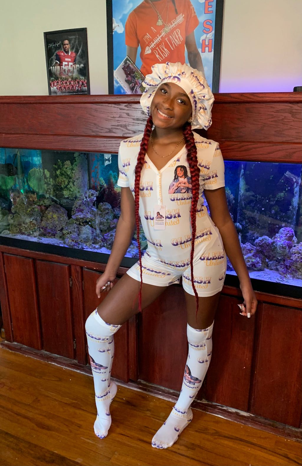 GLEESH Unlimited Mommy & Me Short Onesie