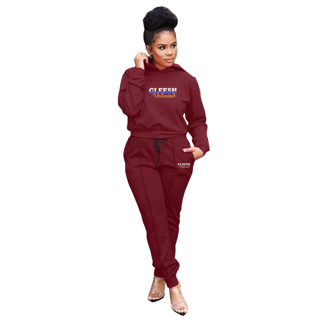 GLEESH Unlimited Women’s Hooded Jogger Set