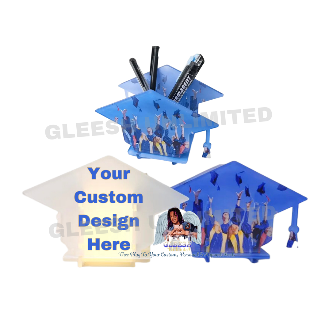 Custom Graduation Pen Holder LED Light