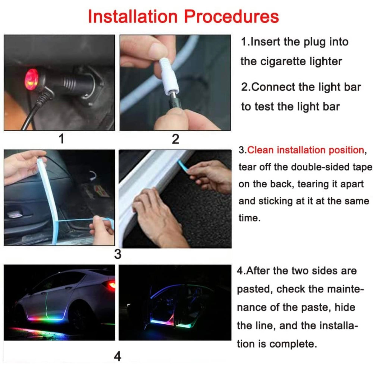 RGB RUNNING BOARD LIGHTS