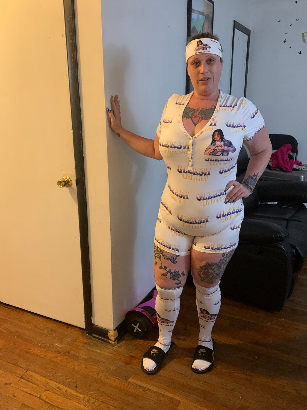 GLEESH Unlimited Mommy & Me Short Onesie