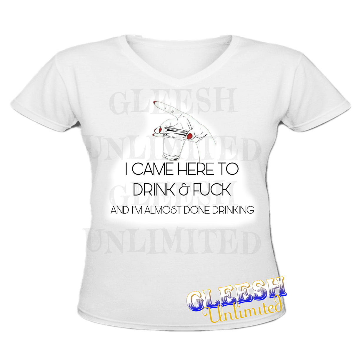 Came Here to Drink T-Shirt – Standard Print